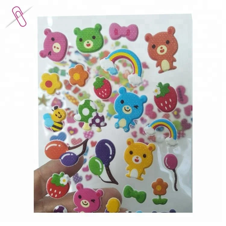 
Flower 3d craft puffy 3D kids foam stickers 