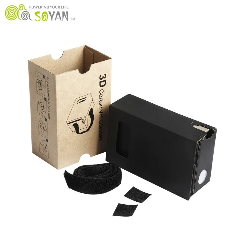 Acrylic Google Cardboard Biconvex Lens,Custom Logo Google Cardboard VR,Cardboard Google GB01