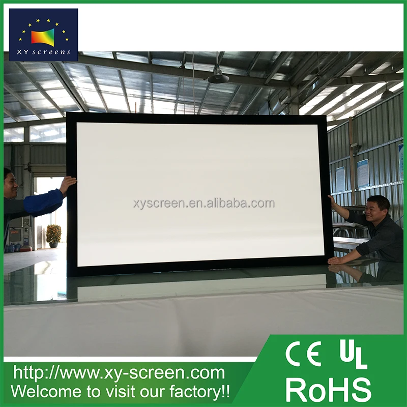 Xyscreen оптовая продажа систем домашнего кинотеатра ткани для кинотеатра Проектор Шторы