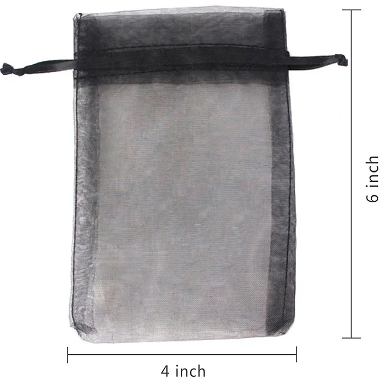 Подарочный мешок из органзы на шнурке