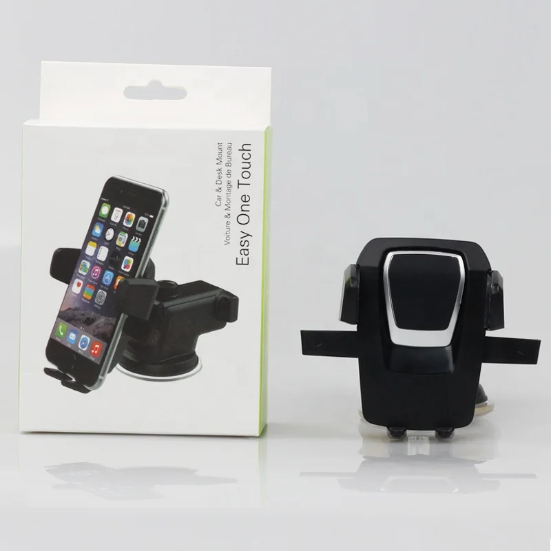 Лидер продаж, автомобильный держатель сотового телефона на одно касание с сильным всасыванием и защитой от тряски и длинной рукояткой для приборной панели и лобового стекла