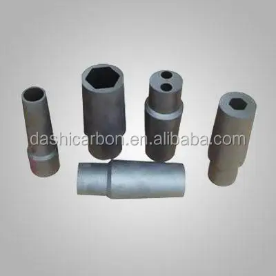 custom copper/aluminum products graphite nozzle mould used by high density, high purity material