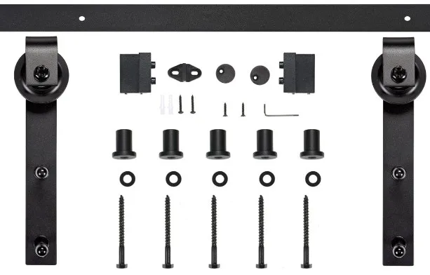 
Modern Sliding Barn/Garage Wood Door Hardware Interior Or Exterior 