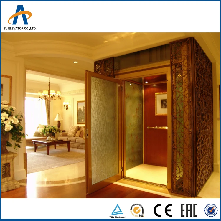 best price 4 people lift man residential 300kg home elevator