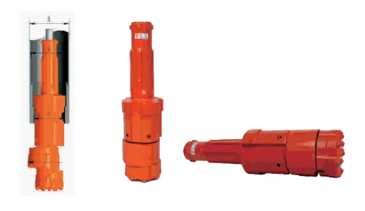 DTH Bit ODEX eccentric overburden casing system