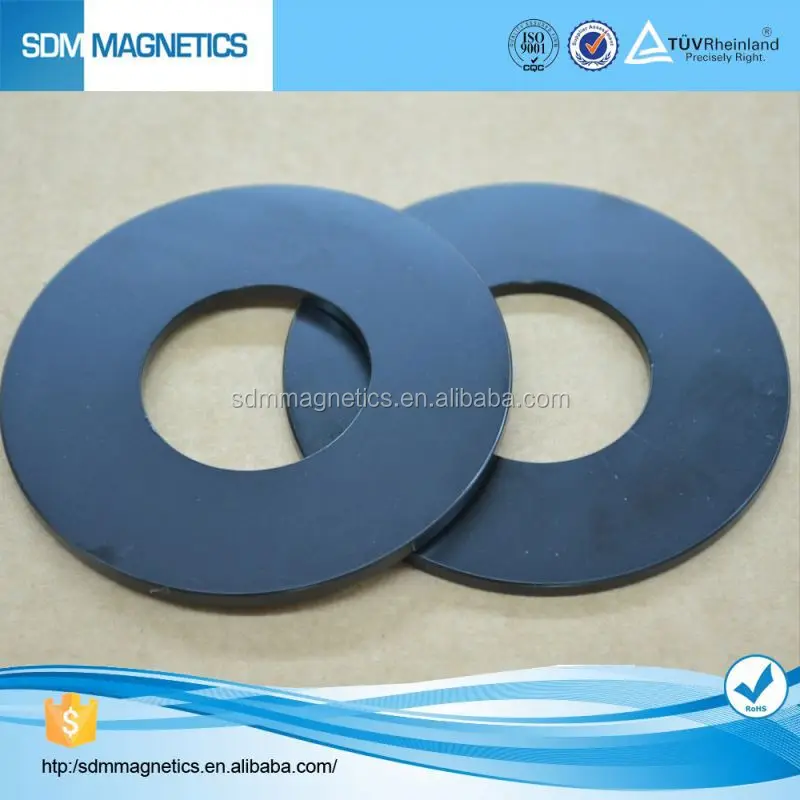 Профессиональный хороший покрытие сильный постоянный феррита кольцевой магнит