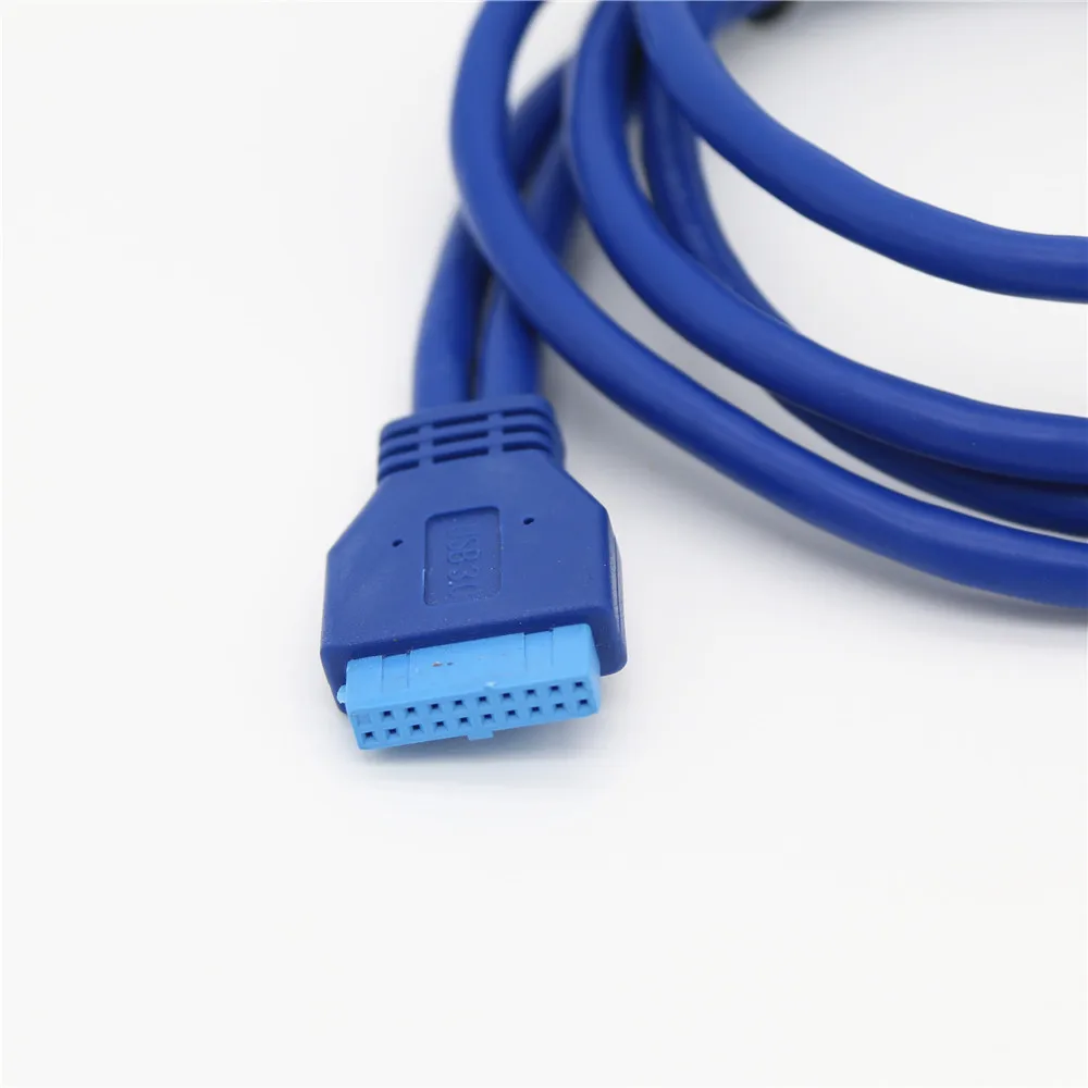 Customized Manufactory 2 Port usb 3.0 Female to motherboard 20pin cable Stock
