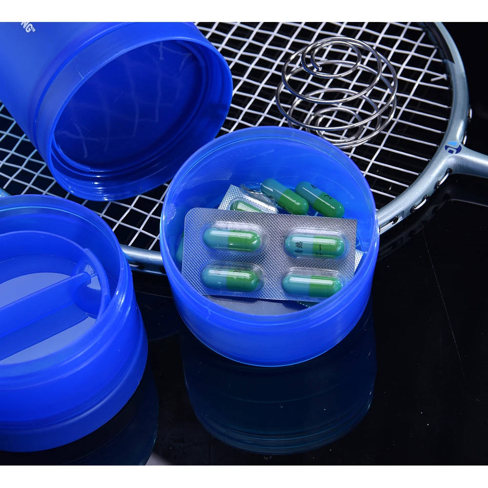 Shaker bottle protein bpa free with ball 400ml 500ml