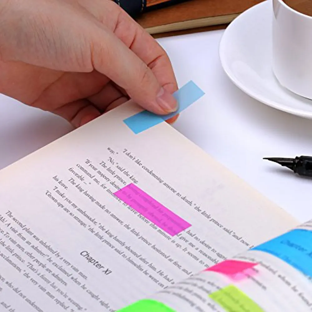 Custom Colorful Arrow PET Transparent Desk Sticky Notes