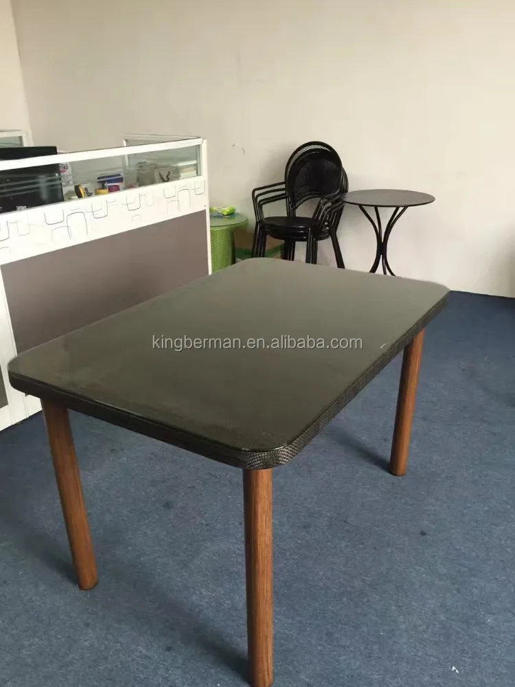 Hot Sale Outdoor Furniture Cheap Dining Table and 6 Chairs Used Restaurant Table and Chair