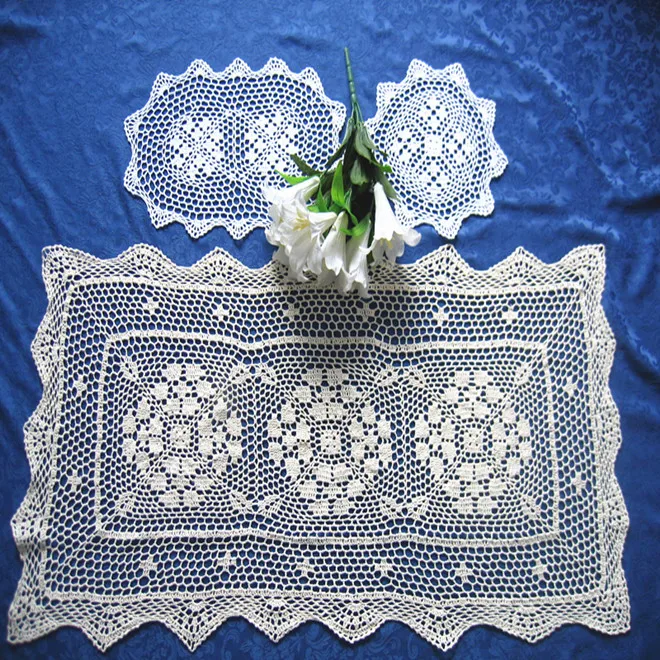 100% cotton handmade crochet doilies lace doily
