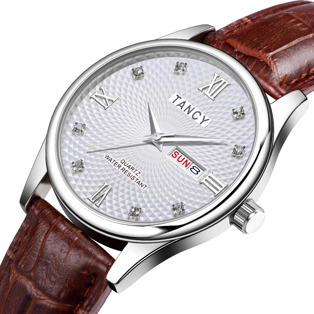 Low moq wholesale custom quartz watches bezel japan movt luxury watches men