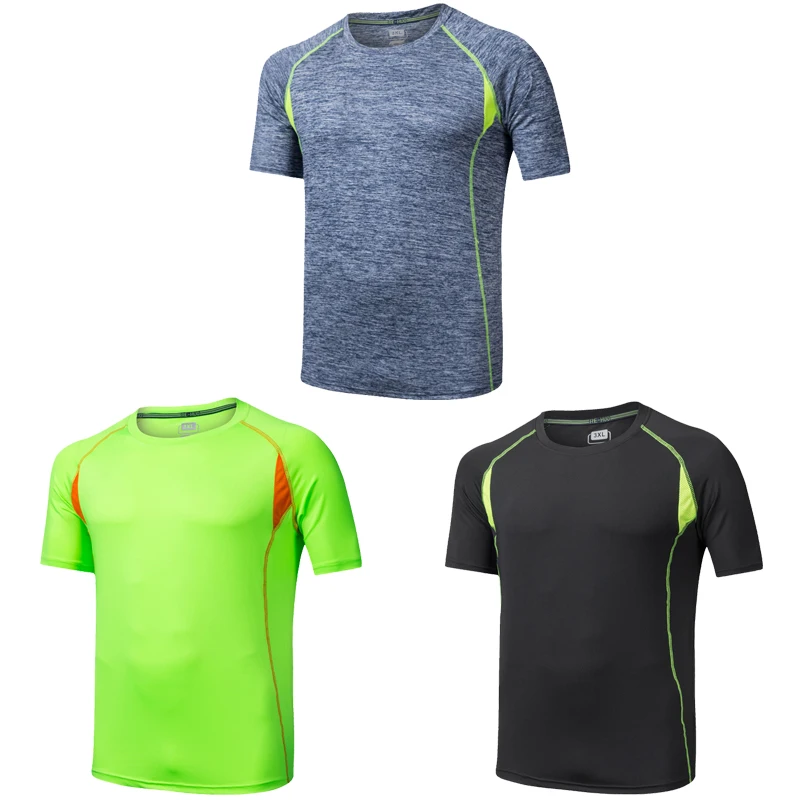Wholesale garment dry fit t shirt mens sports gym t-shirts tshirts athletic apparel manufacturer