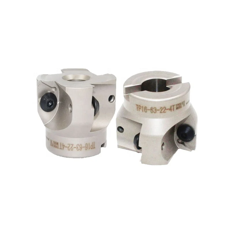 Carbide face Milling Cutter/TP inserts/Indexable face mill, Cutting dia63mm, connection dia 22mm