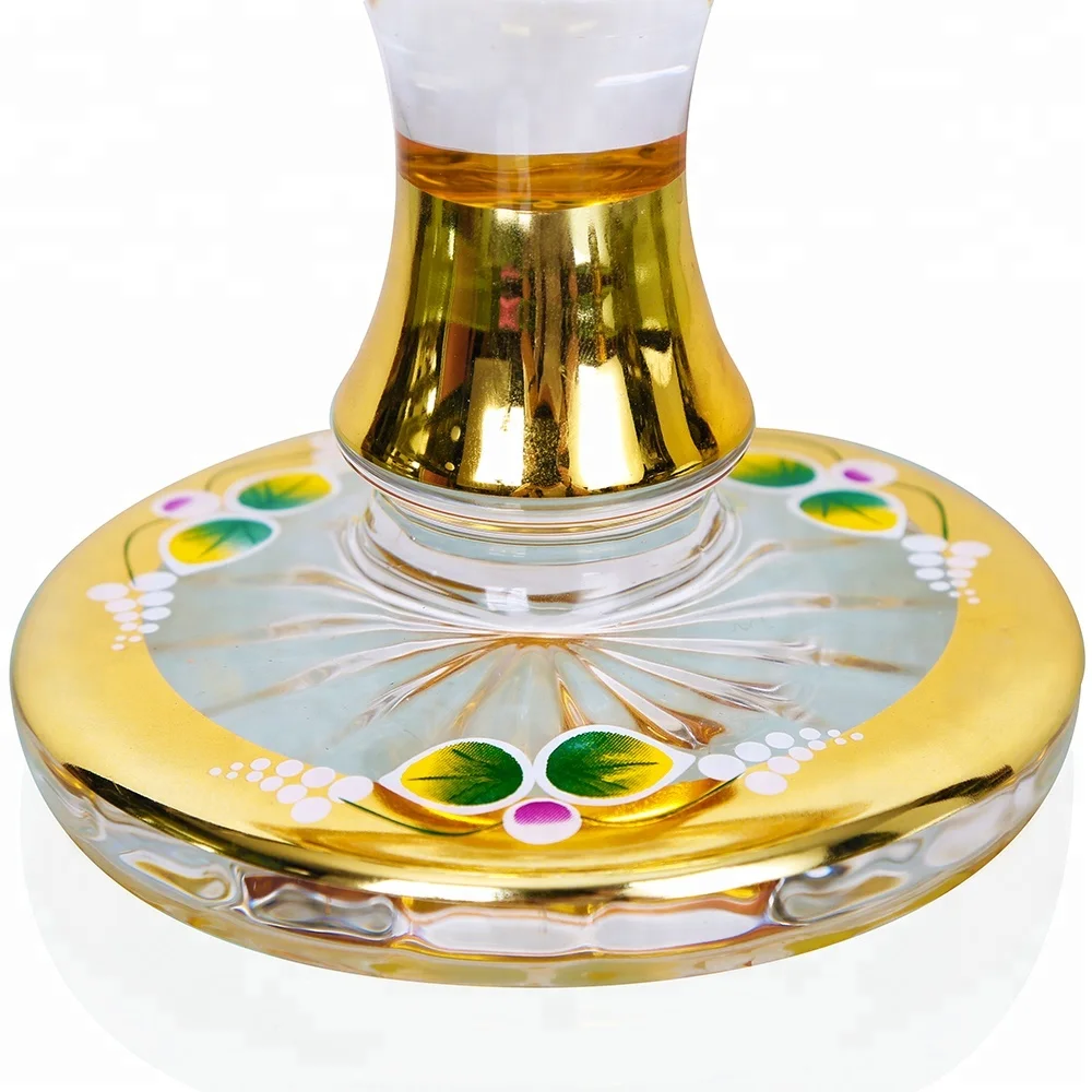 New Arrival Colored Enamel Fruit Tray Golden Fruit Dish Electroplating Glass Plate With Stand for Wholesale