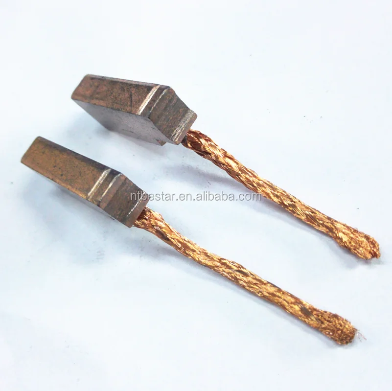 Поставка стандартных углеродных щеток для автозапчастей, высококачественный бесплатный образец