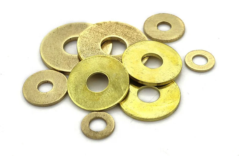 Hot sale products copper washers natural color brass flat washers