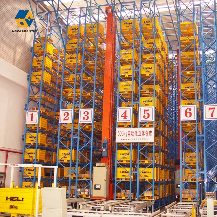 Computer control system automated warehouse rack metal storage rack