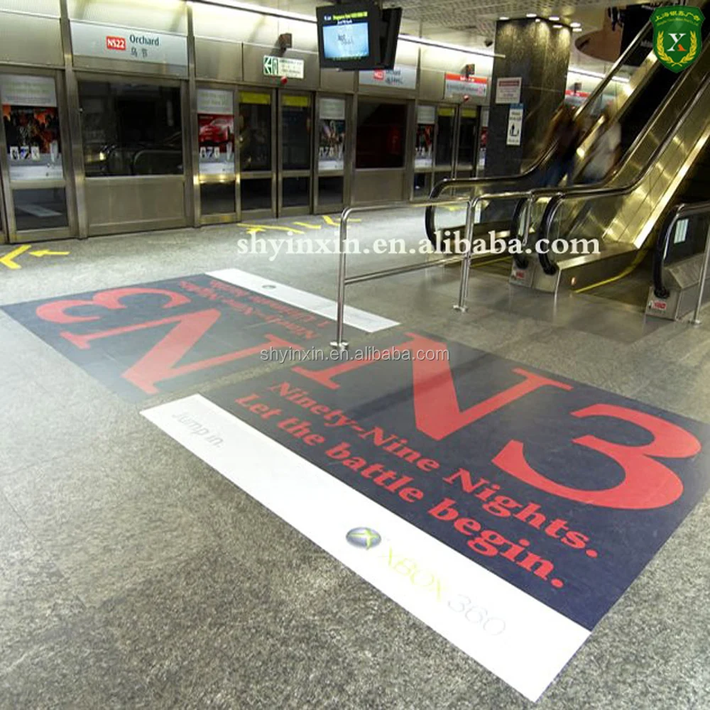 
Custom printing vinyl floor sticker/ decal for floor advertising 