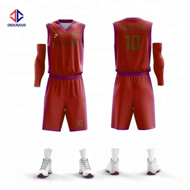 New design Custom made sublimation basketball jersey maker