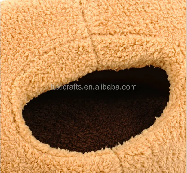
new arrival pet products cute cat ear shape large size breathable luxury cat bed ,Janpanese Ger winter warm pet house 