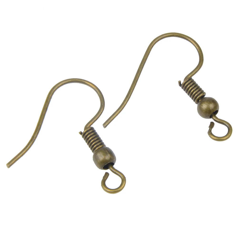 Chanfar 200PCS/Bag Earrings Hooks Clasps Findings Component for Jewelry Making