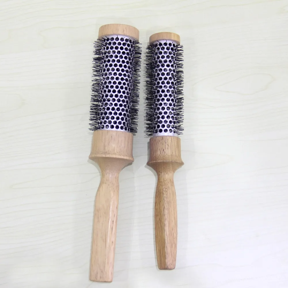 hot sell professional high quality wooden handle salon hair brush ningbo yinzhou wholesale