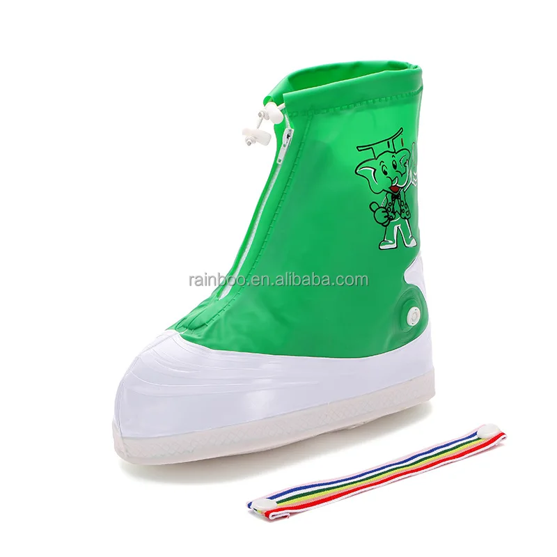 cheap outdoor anti-slip flat heel kids rainproof rainboo boot