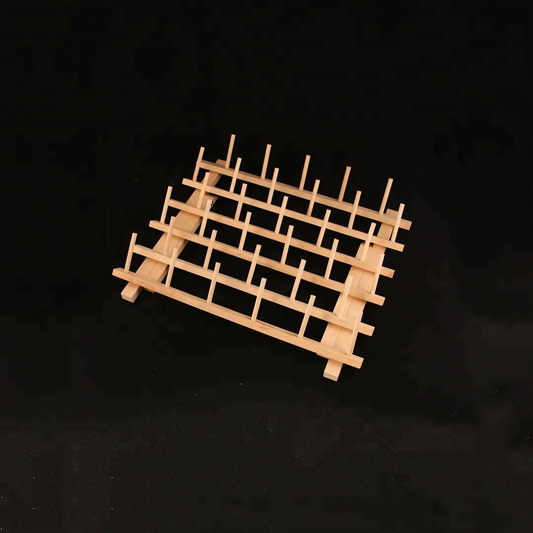 
33 spools wooden thread rack Sewing stand holder 