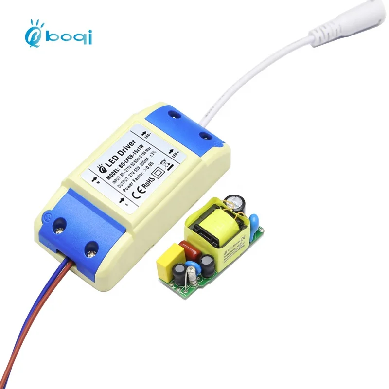 boqi CE FCC SAA Approval 15w led driver 48v 300ma for led panel light