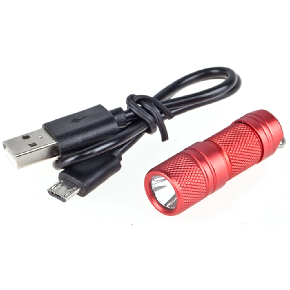 100 Lumens Mini 40mm Length LED Keychain Flashlight