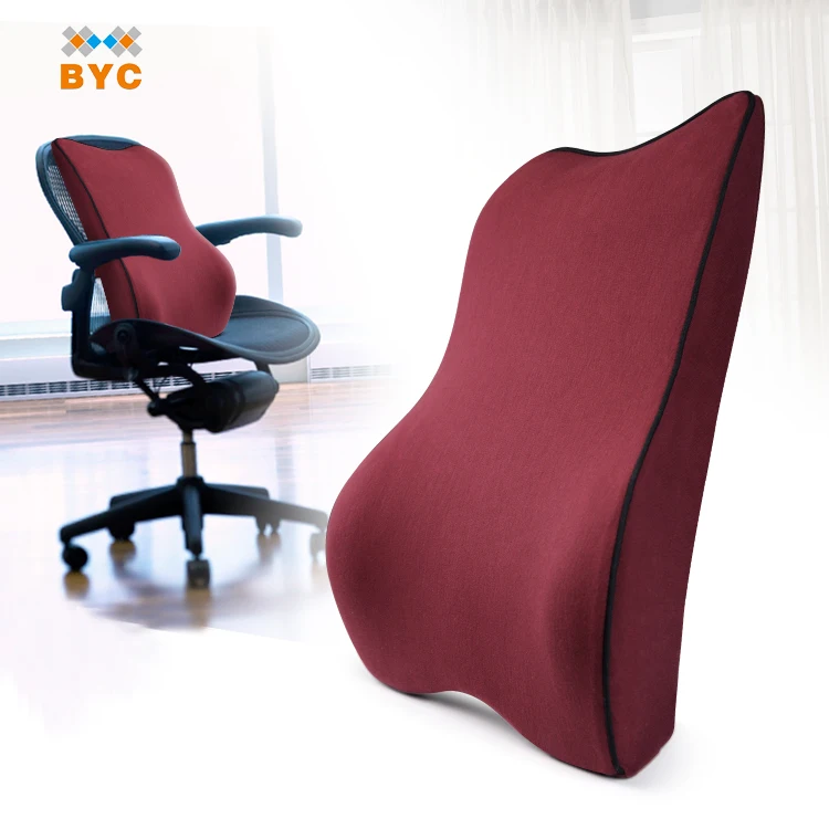 
BYC Office Chair Cushion Memory Foam Lumbar Back Chair Cushion 
