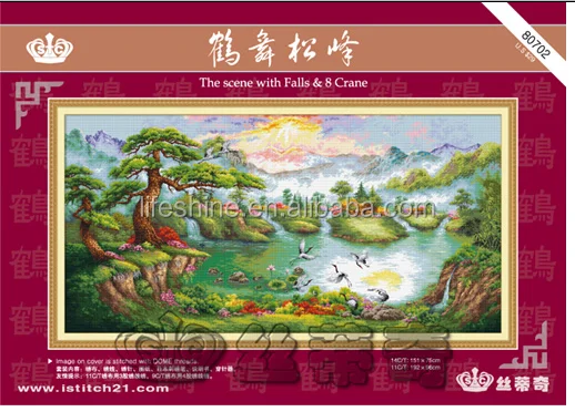 Beautiful natual scenery dome cross stitch, cross stitch kit, DIY embroidery kit, 40% discount for you
