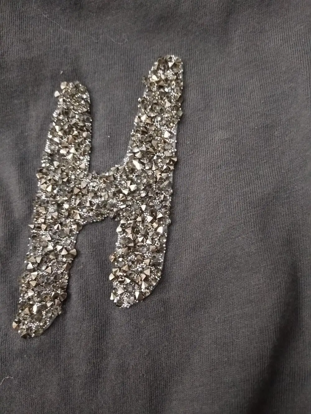 caviar beads rhinestone letters hot-fix technics crystal iron on rhinestone heat transfer for T shirt