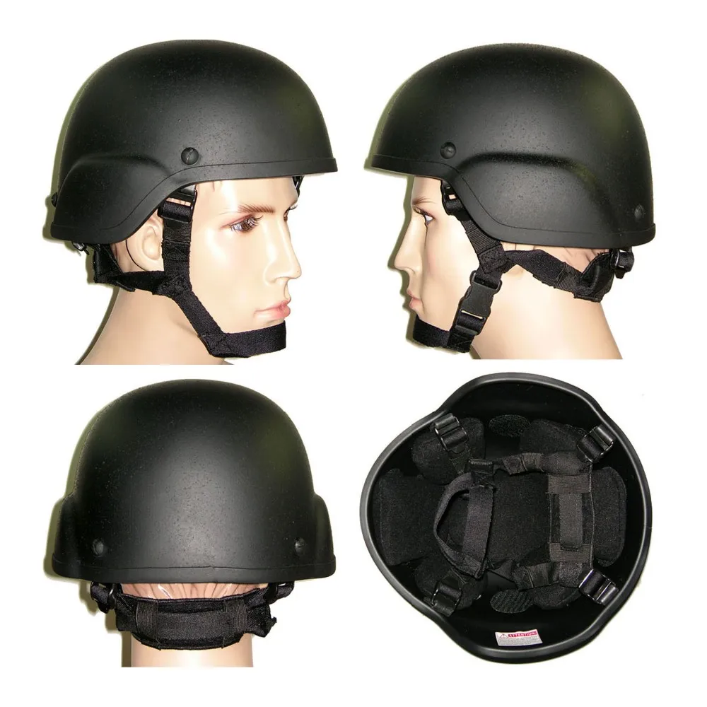 Security Defense Solider Policemen Head Safe Protect Head Gear Outdoor Active Paintball War Game Head Protect Ballistic Helmet