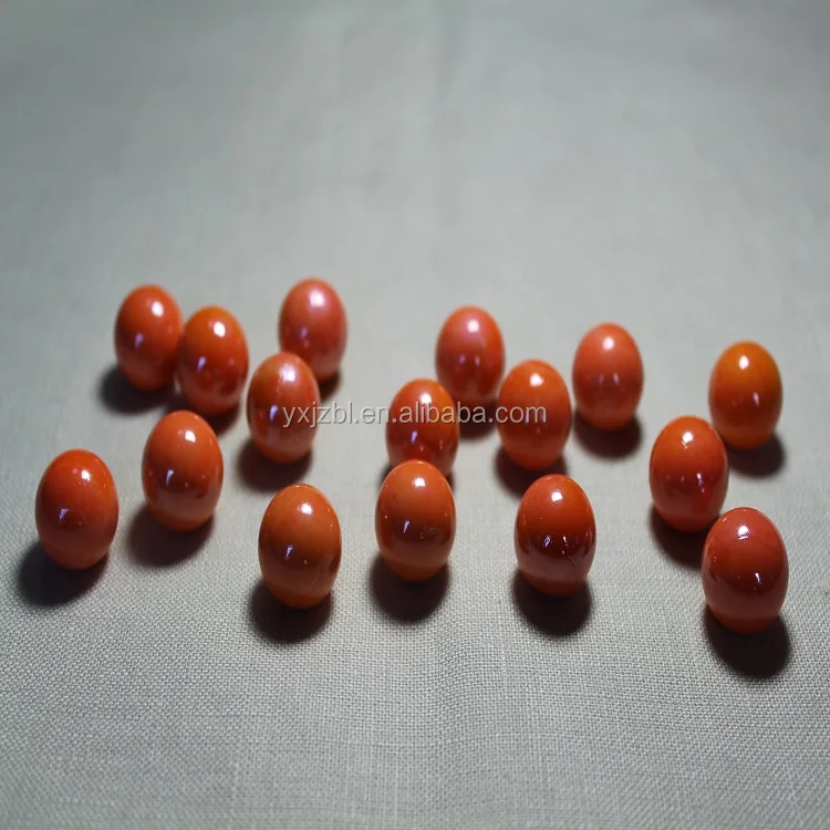 Solid round coloured glass marbles for sale