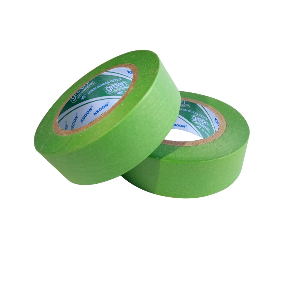 50mm Wide Green Waterproof Painters Masking tape for Automobive Application