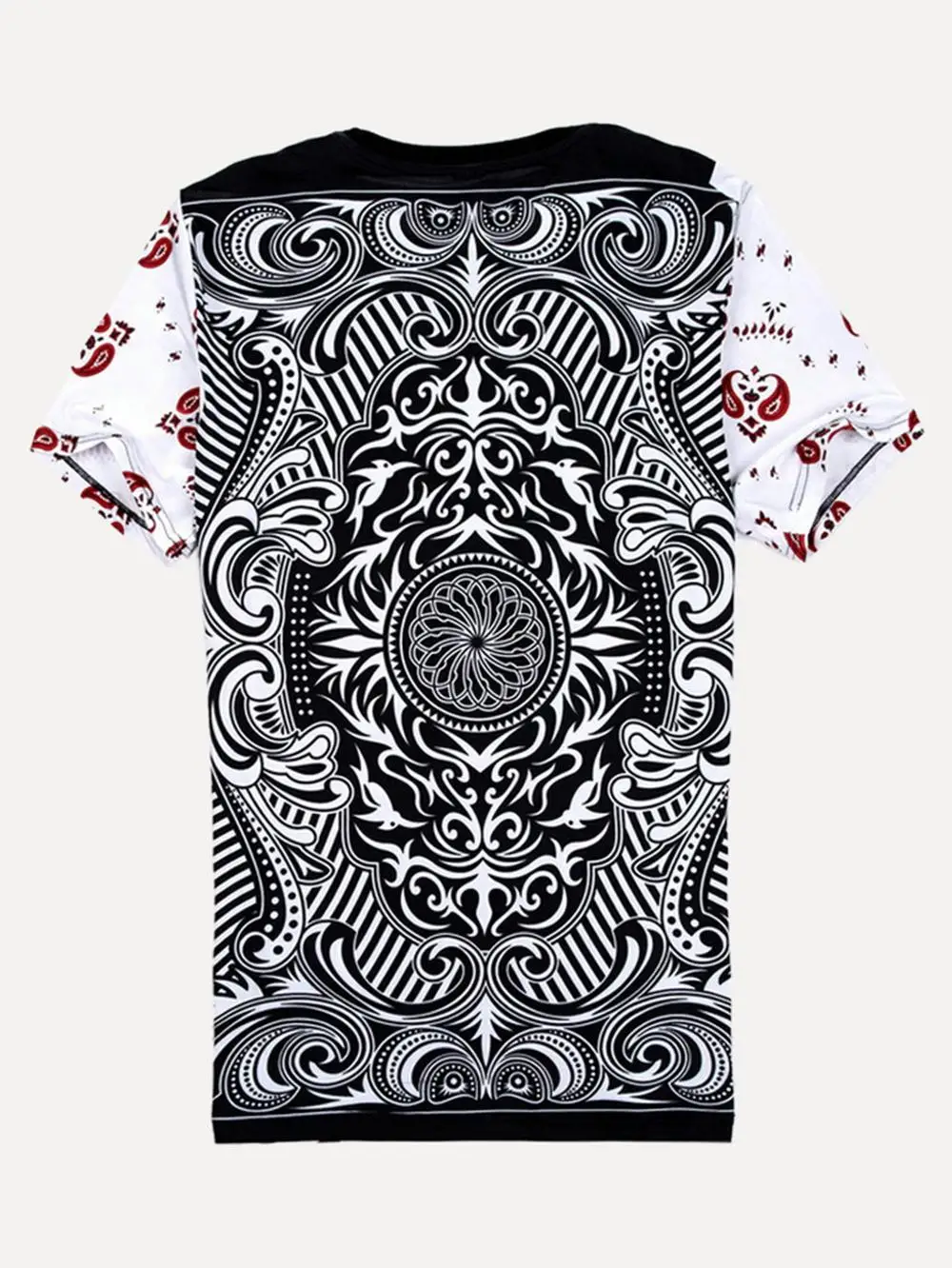 Customized Summer Multicolor Polyester Material Men 3D Playing Cards K Graphic Tee