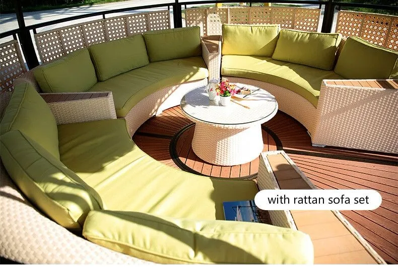 Высококачественная китайская круглая Шестигранная беседка для сада из кованого железа