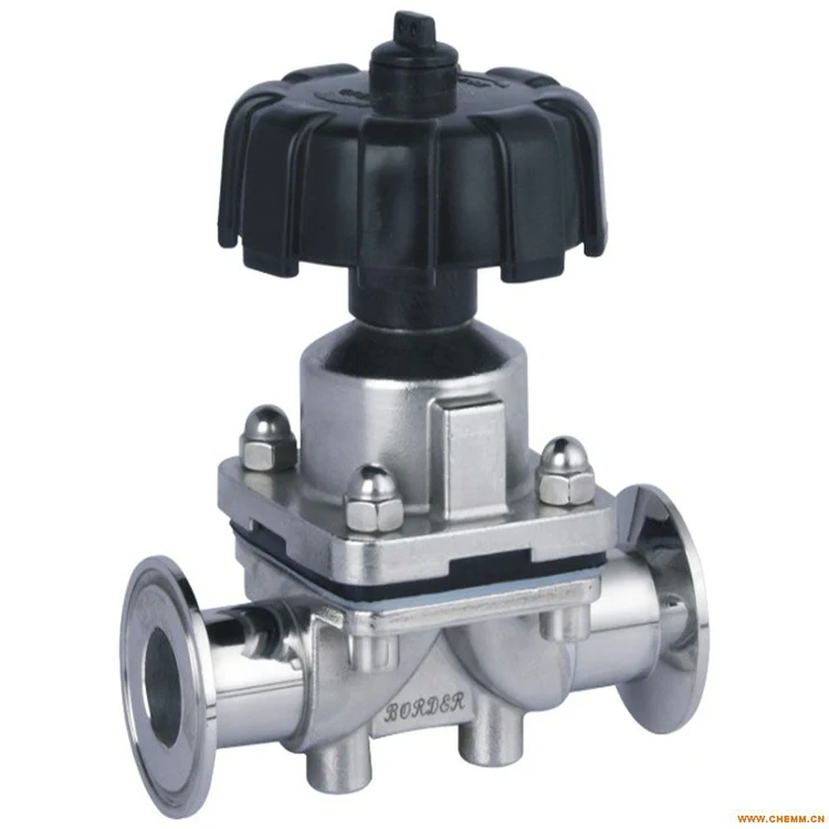 CE certificated manual type welded diaphragm valve sanitary