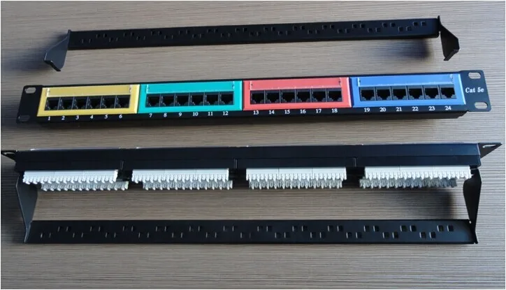 12 port Wall Mounted box UTP Cat5e Cat6 Patch Panel 10\