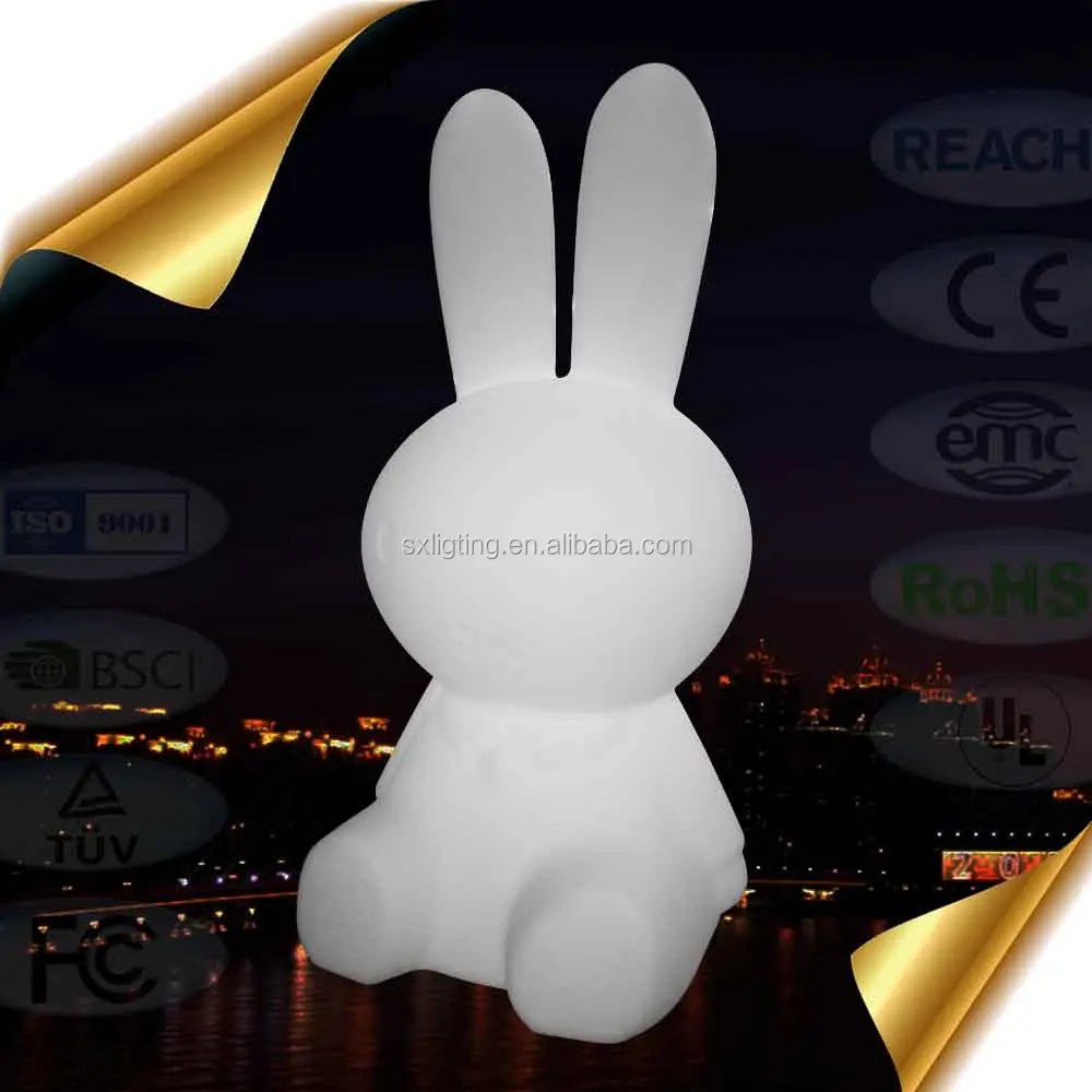 big size rabbit shape decoration Lamps for indoor or outdoor