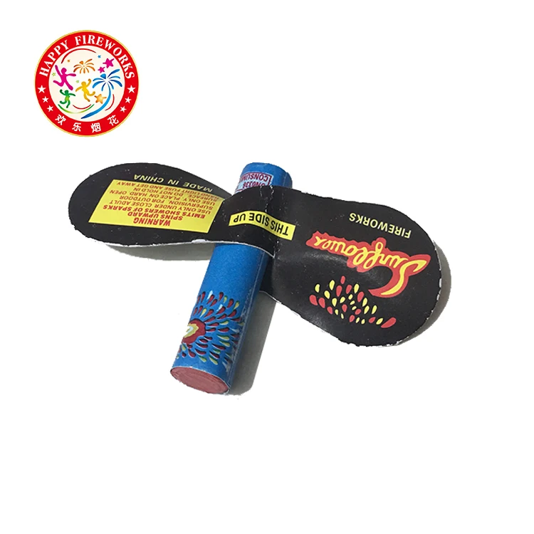 W504 sunflower helicopters consumer fireworks with colored sparklers