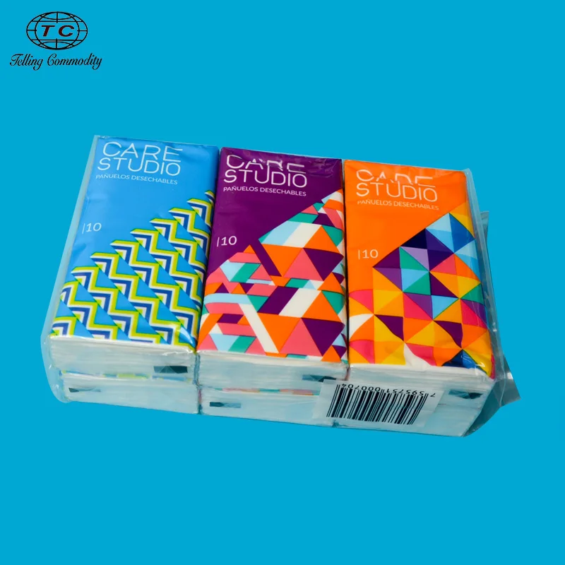 4ply 8 Shets Wholesale Face High Grade Promotion  Eco Friendly Facial Tissue