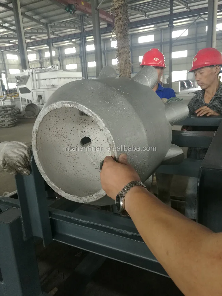 Aluminum scrap melting rotary furnace