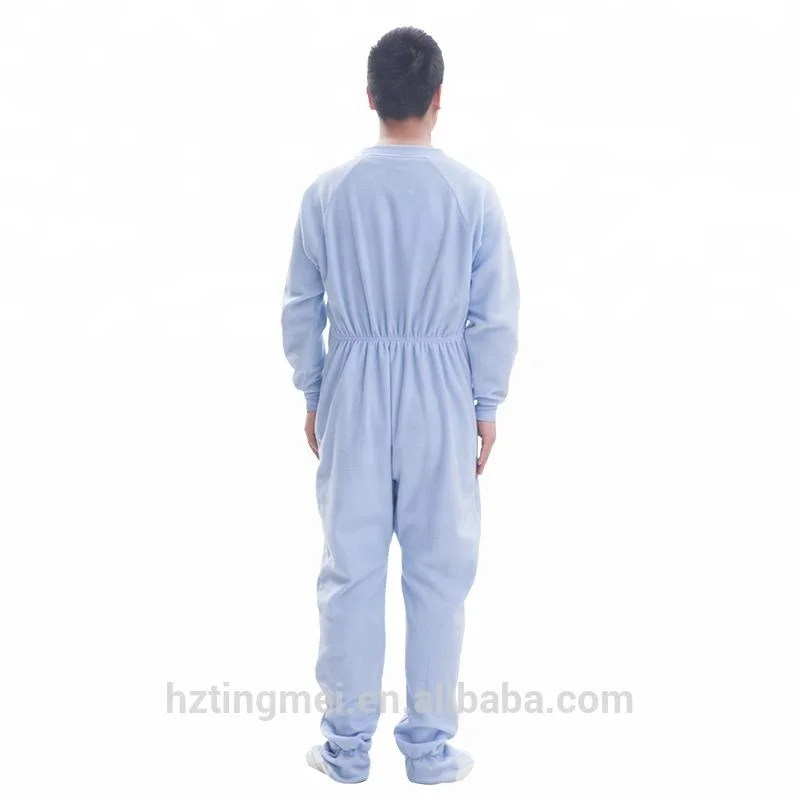 Adult Fleece Man Long Onesie Pajamas