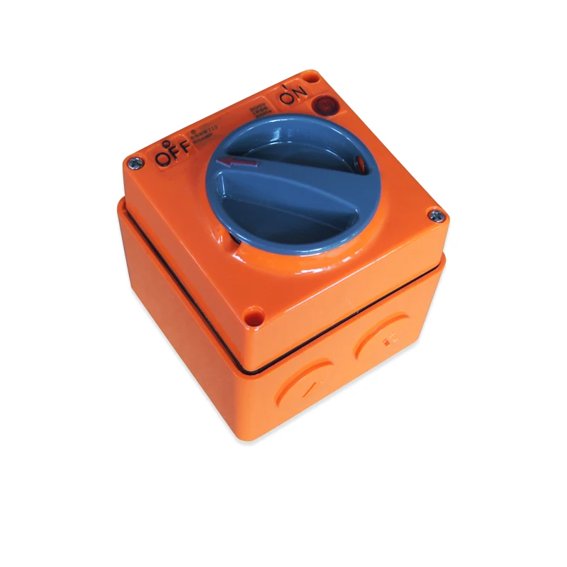 Наружные водонепроницаемые поворотные переключатели SAA IP66 10A от китайского производителя