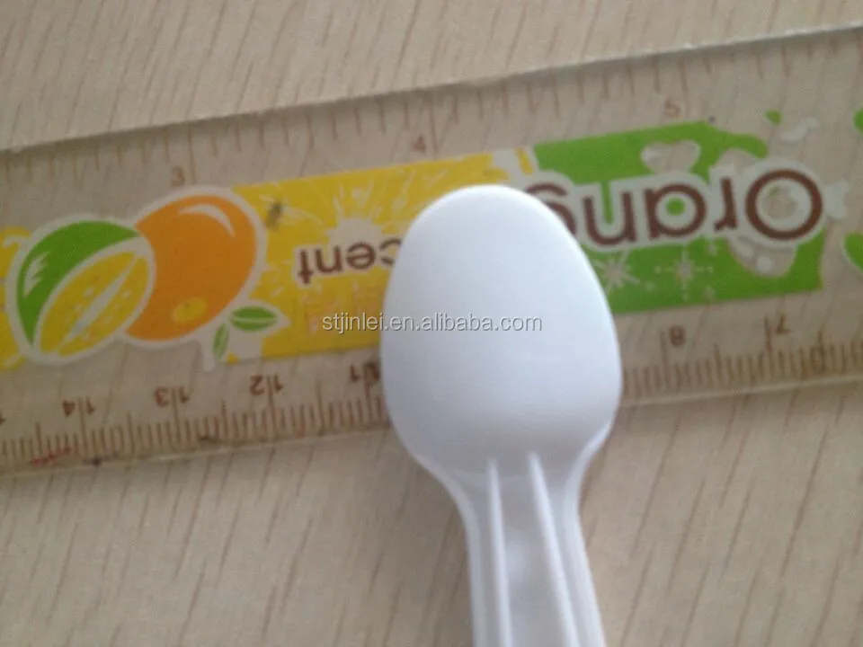 
plastic ice-cream spoon 