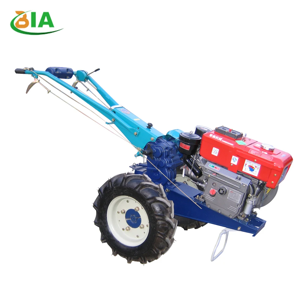 10% Off Accessories Sent As Gifts 12HP Portable Farm Small Hand Operated Walking Tractor For Sale