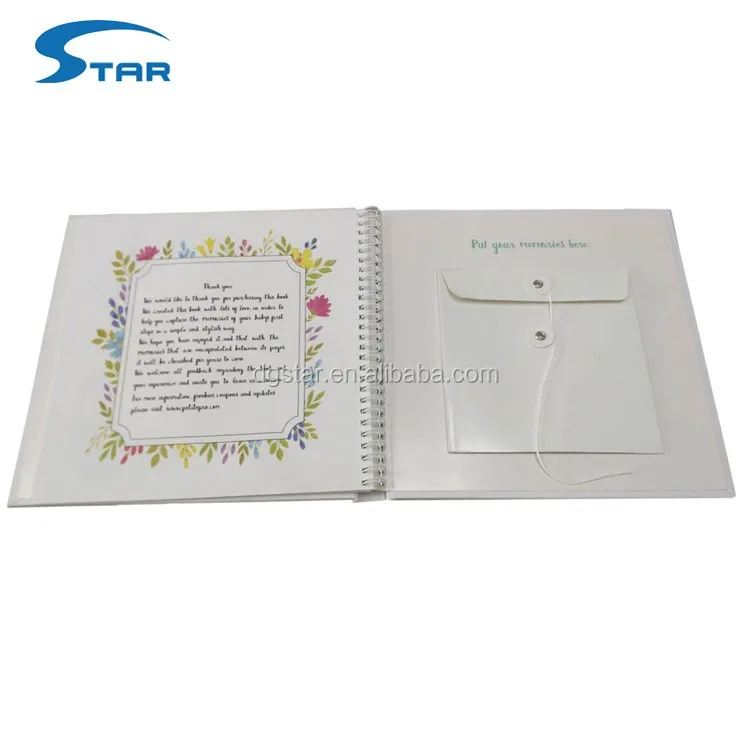 Custom first year baby memory book